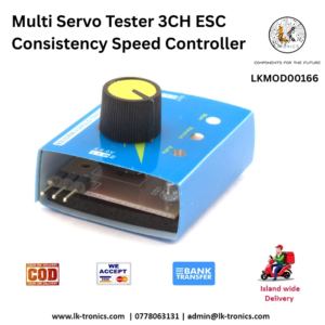 Multi Servo Tester 3CH ESC Consistency Speed Controller