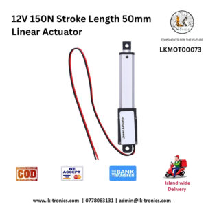 12V 150N Stroke Length 50mm Linear Actuator