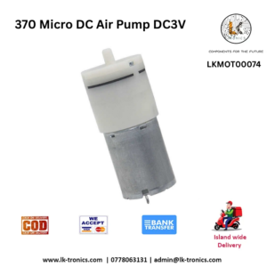 370 Micro DC Air Pump 3V, compact mini air pump for small projects and aquariums