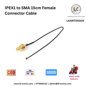 IPEX1 to SMA 15cm Female Connector Cable