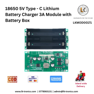 18650 5V Type - C Lithium Battery Charger 3A Module with Battery Box