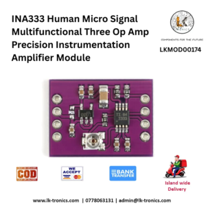 INA333 precision instrumentation amplifier module for micro signal amplification