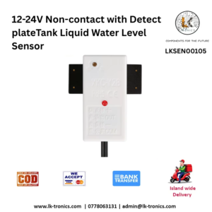 12-24V non-contact liquid level sensor mounted on a non-metallic tank